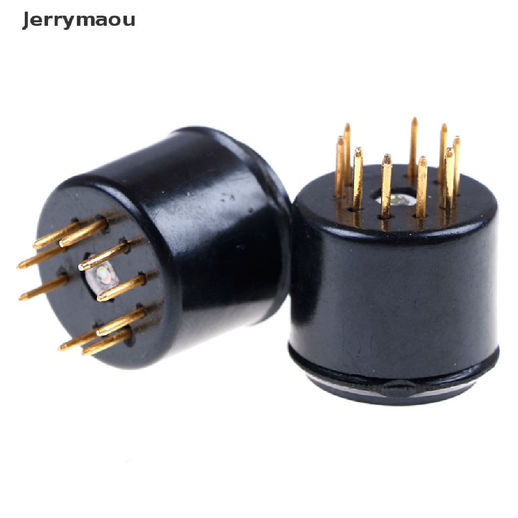 Bộ 2 Ống Nối 9pin Mạ Vàng Cho Thiết Bị Kiểm Tra Bánh Kem 12AX7 ECC83 5670 6DJ8