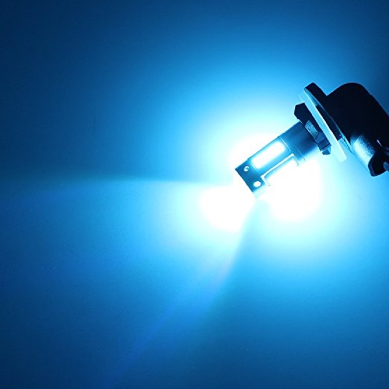 Bộ 2 ĐèN Led ChốNg Sương Mù Ban NgàY H27 881 880 DRL 12V 4014 - MàU Xanh Dương Cho Xe Hơi