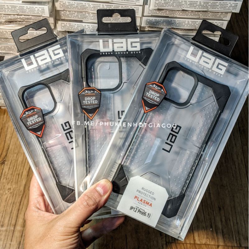 Ốp điện thoại UAG Plasma bảo vệ cho IP 14 Pro max / 13 / 12 Pro max / 12 / 12 mini chống va đập