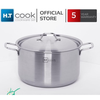 Nồi luộc gà 1 đáy ht cook 26,28,30,32cm dùng được bếp từ , gas , hồng ngoại