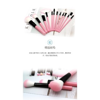 Bộ 12 Cọ Trang Điểm 12 Cây