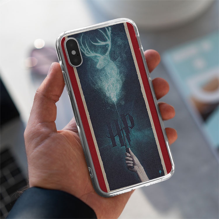 Ốp Lưng Harry Potter chiếc đũa phù thủy vs thần hộ mệnh Iphone 5 đến Xs/Xs Max/11/11 Promax/12/12 Promax CHU6HP21015