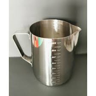 Ca Đánh Sữa Inox 350ml Có Vạch Chia Đị Lượng