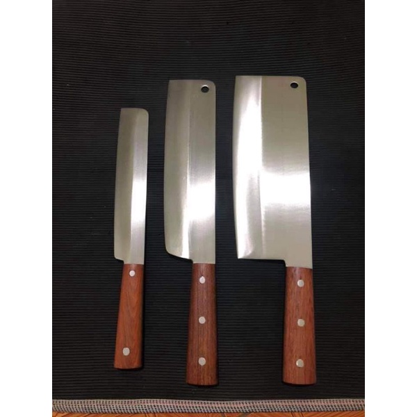 Dao Lý Nhân dao chặt, thái, hoa quả thép Nhật trắng không gỉ , dao lý nhân, dao daka