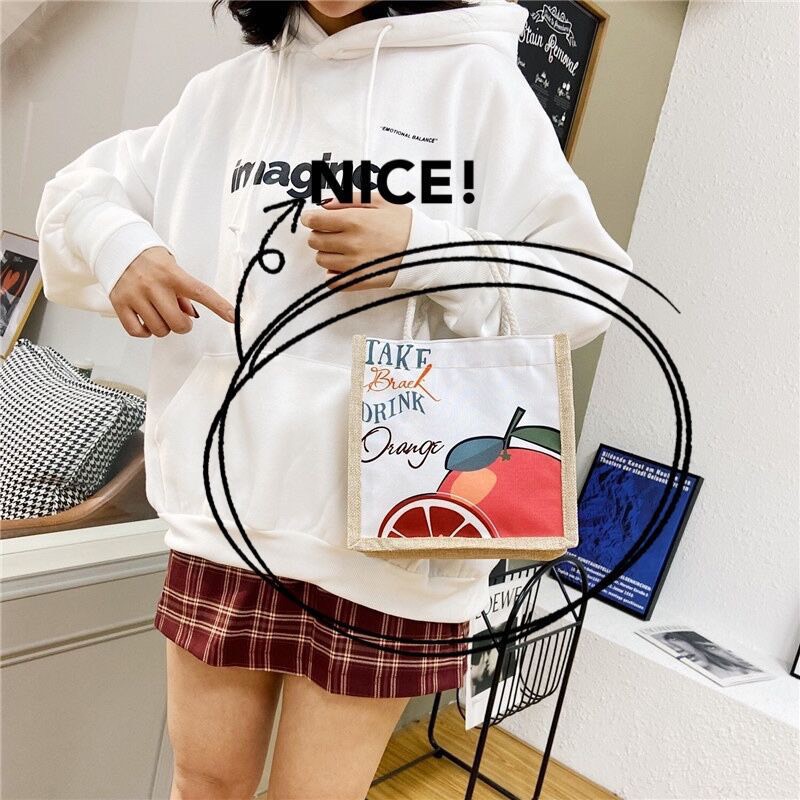 Túi Cói GRAFFITI Đi Biển Phong Cách Hàn Quốc Hoạ Tiết Hoạt Hình Siêu Đáng Yêu MẪU MỚI SIÊU ĐẸP | BigBuy360 - bigbuy360.vn