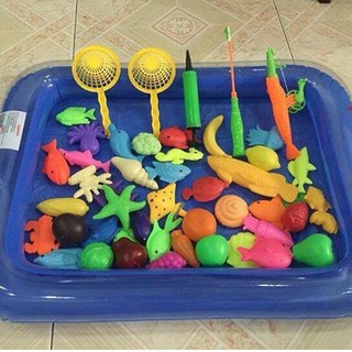 Bộ câu cá kèm bể phao cho bé