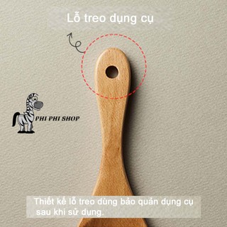 Muôi múc cơm bằng gỗ Lock&Lock P-1055