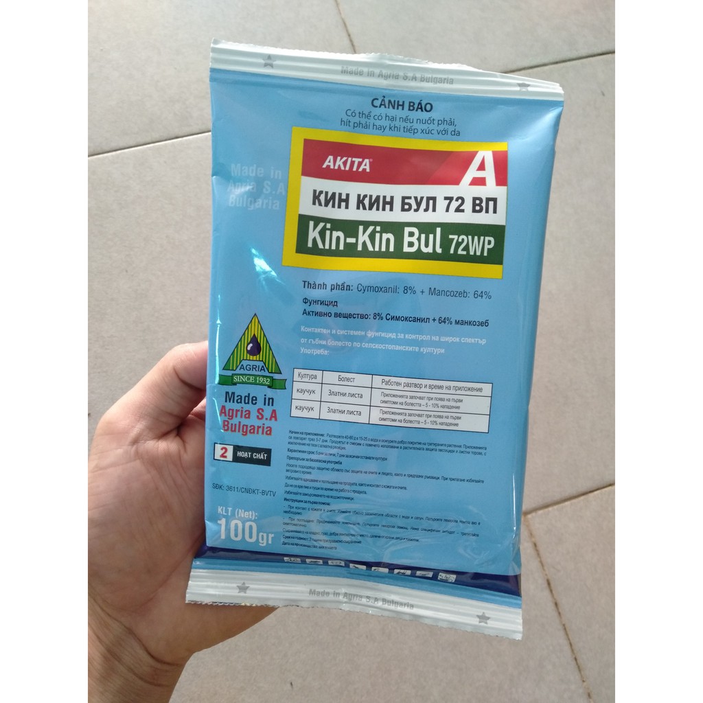 Thuốc trừ bệnh cao cấp Kin-kin bul 72wp 100g