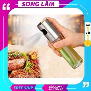 Bình xịt dầu ăn Rapido dạng chai, bình xịt dầu ăn bằng thủy tinh cao cấp