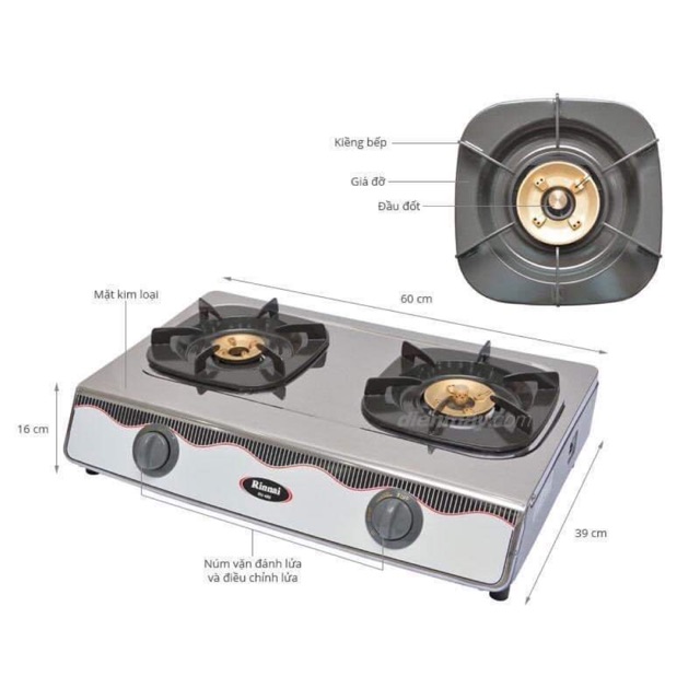 Bếp gas Rinnai 460s chính hãng giá rẻ