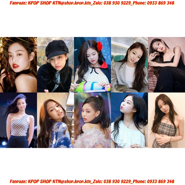 CARD BO GÓC JENNIE BLACK PINK