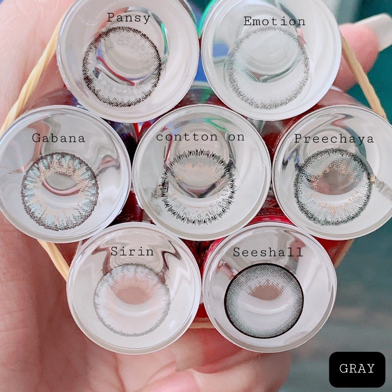 Lens Thái Màu Xám