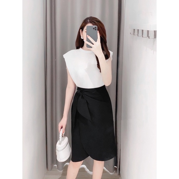 CV12 - Chân váy bút chì thắt nơ