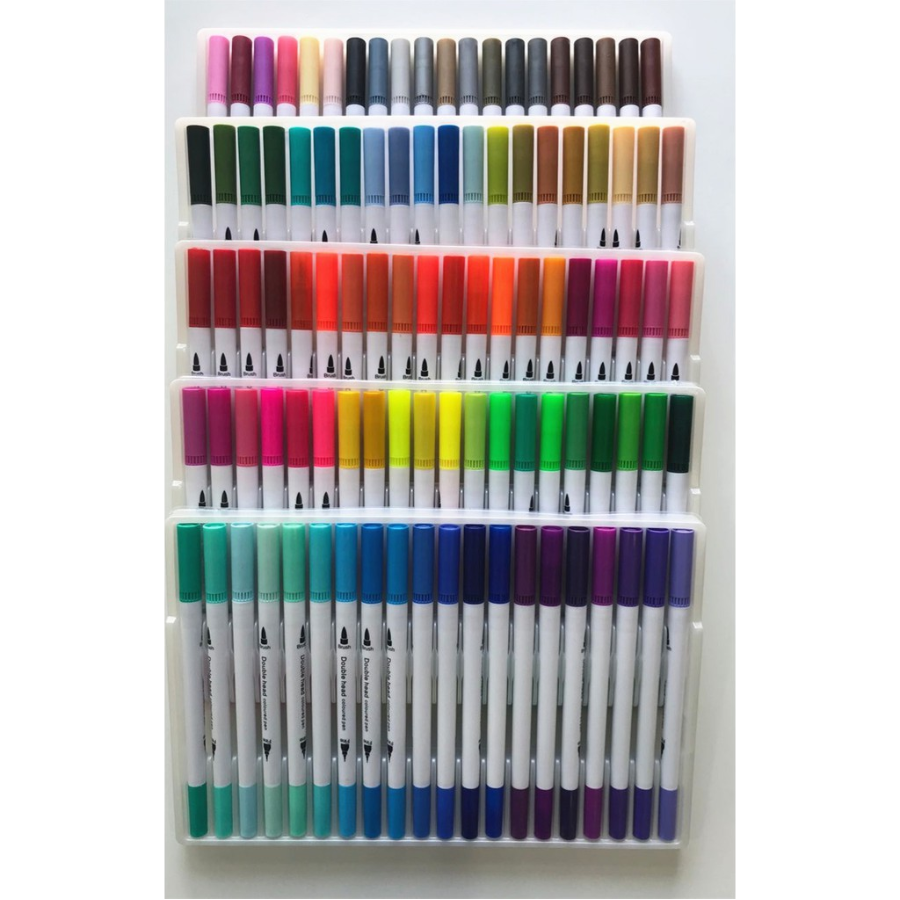 Set 100 / 120 Bút Màu Nước Tiện Lợi