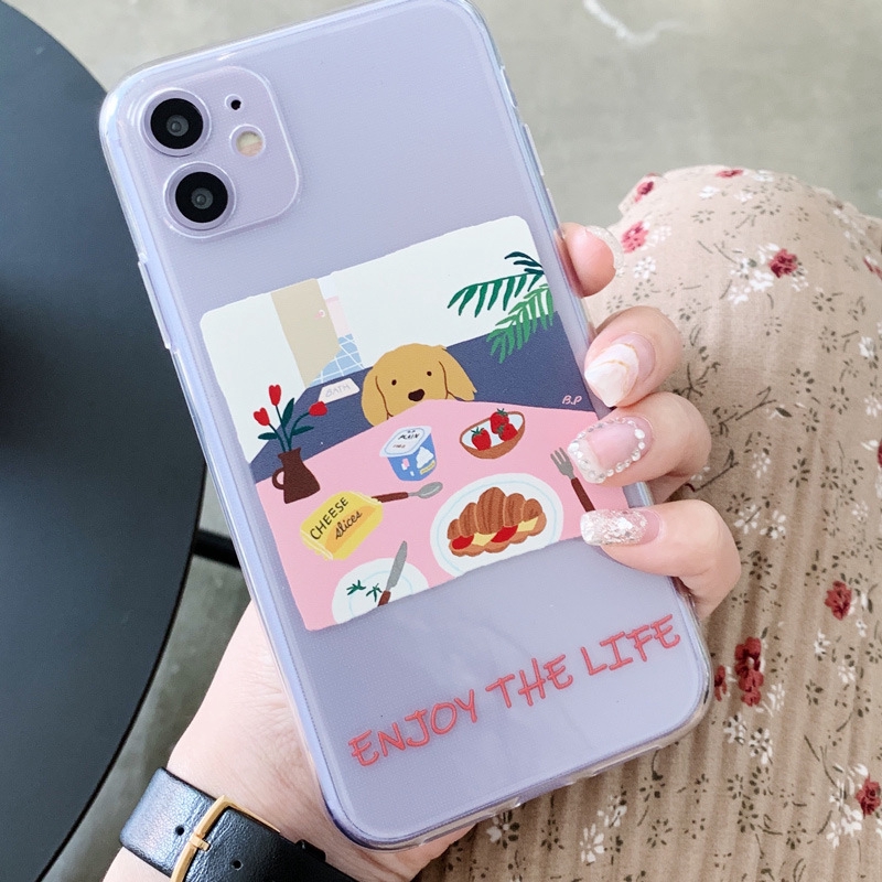 Ốp điện thoại họa tiết đáng yêu dành cho IPHONE 5/5S/6/6PLUS/6S/6S PLUS/6/7/7PLUS/8/8PLUS/X/XS/XSMAX/11/11PRO/11PROMAX