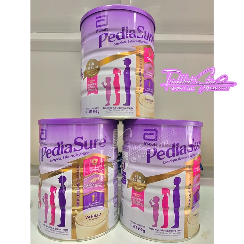 Sữa Pediasure Úc 850g date 2023