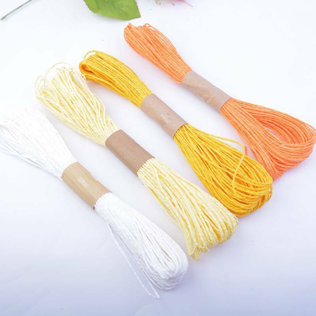 30m Double-strand Color Paper Rope 2mm DIY Hand-knitted Kindergarten Handcrafted Art Accessories[sneaky]