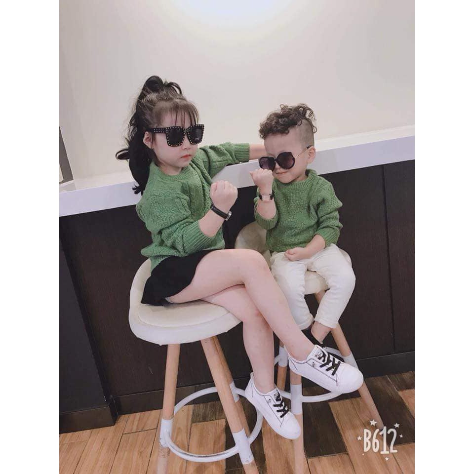 Áo len vẩy màu độc, là, chất cho bé trai, bé gái - ALP