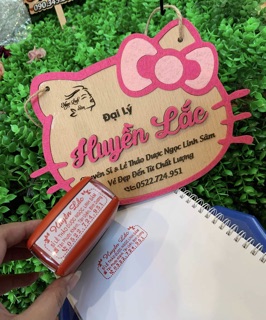 Dấu mộc tên shop