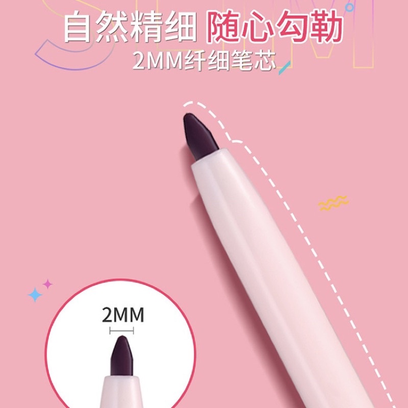 Bút kẻ mắt sáp Eyeliner đầu 2mm siêu mảnh