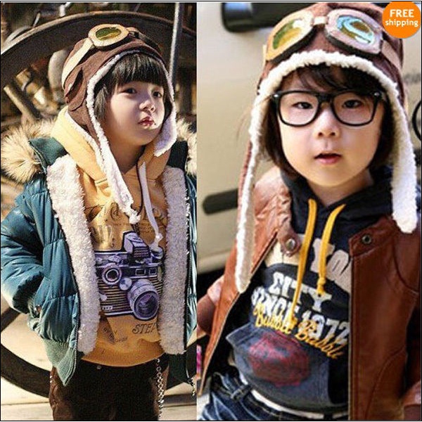 Mũ phi công thời trang dành cho bé trai và bé gái