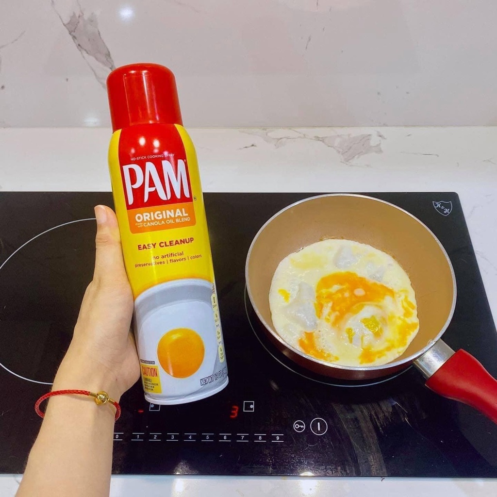 Dầu ăn kiêng 0 calo 💥 CAO CẤP 💥 Dầu hoa cải PAM dạng xịt Chai 12oz 1117 lần xịt Phù hơp cho người giảm cân