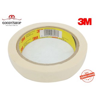 Băng keo - băng dính giấy đa năng 3M Masking Tape 2600 Trắng  (20mmx30m)