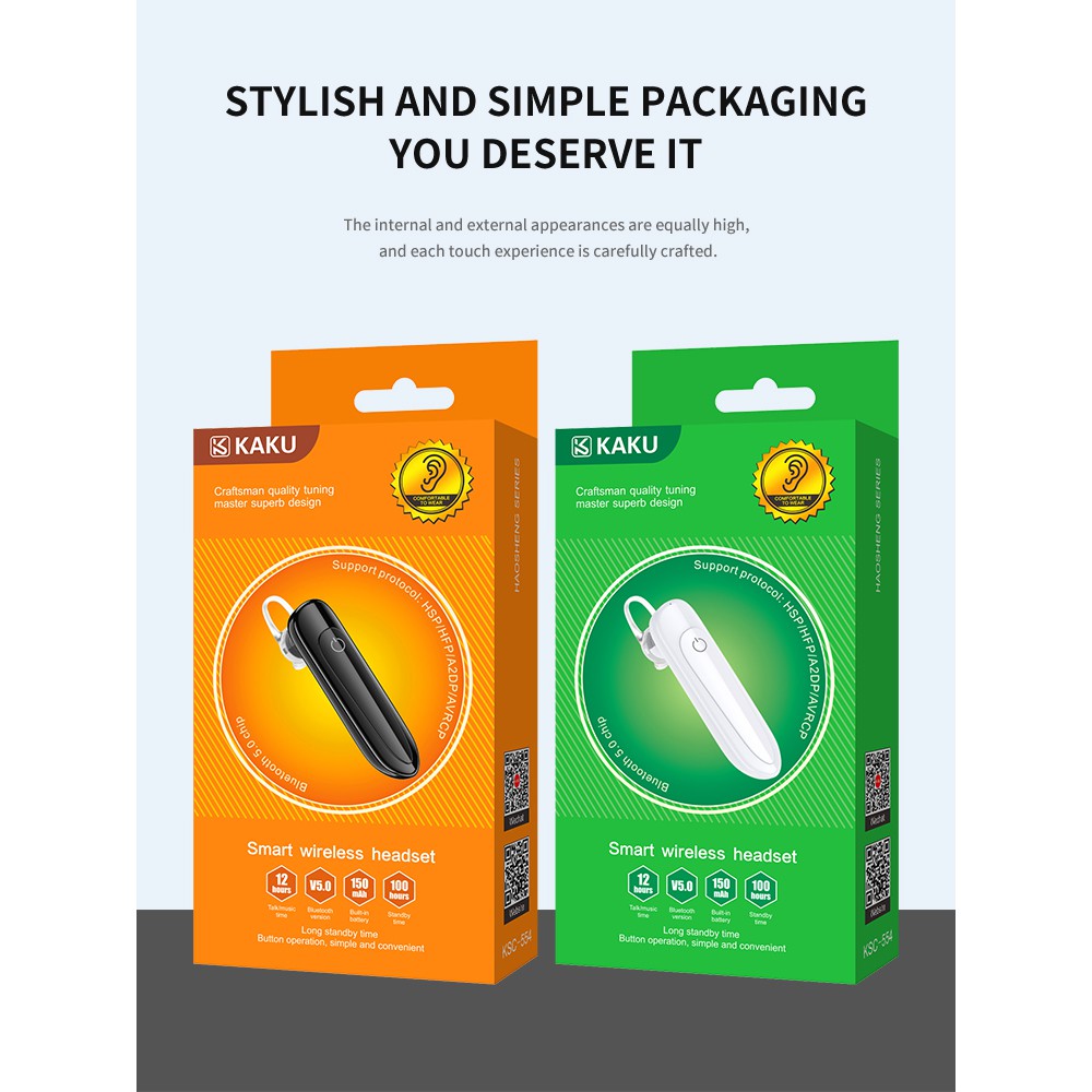 Tai nghe bluetooth chính hãng KAKU ⭐ FREE SHIP ⭐mã KSC - 554