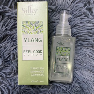 [Chính Hãng]🌸🌸Tinh dầu phục hồi và dưỡng bóng tóc bằng thảo dược YLANG SILKY 100ml