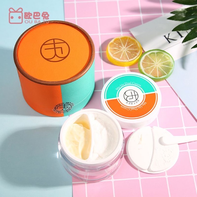 🇰🇷🐎 Kem dầu ngựa chống lão hoá hai ngăn Ma-un Dual Cream - Hàn Quốc