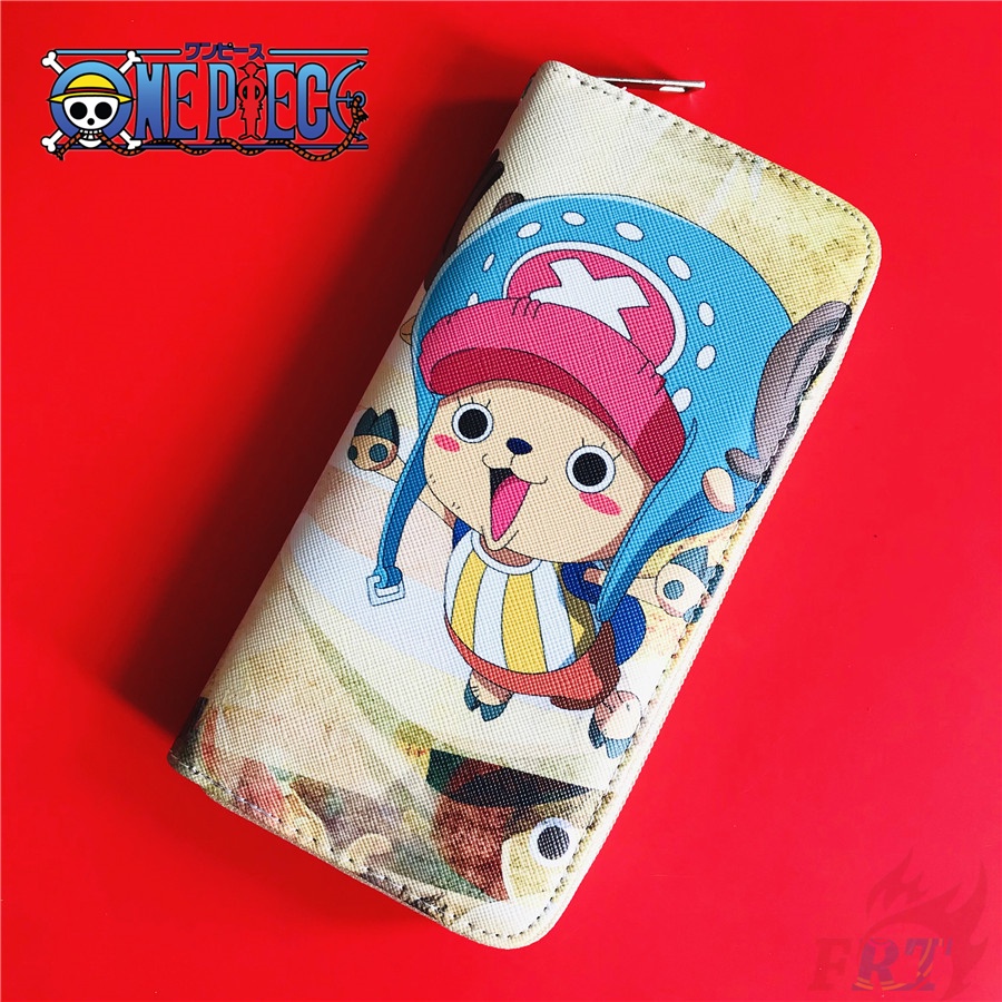 ❀ Ví Dài Họa Tiết ONE PIECE Q-4: Chopper ❀ 1 Ví Nữ Da PU In Hình Anime Thời Trang