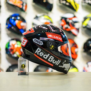 Tem Decal Shoei M93 Đỏ Dán Mọi Mũ Fullface (không bao gồm mũ)