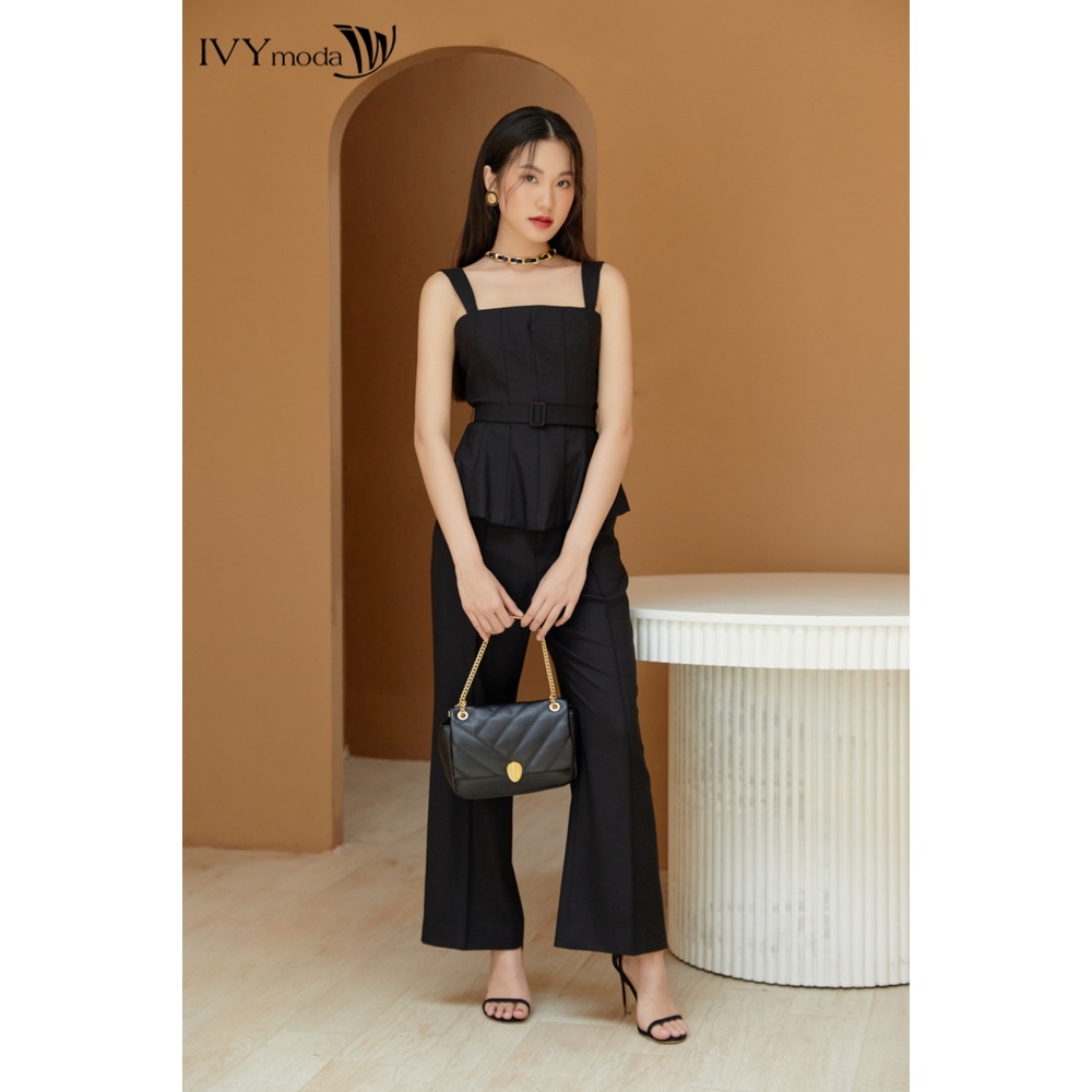 Quần dài nữ ống suông IVY moda MS 22B8615