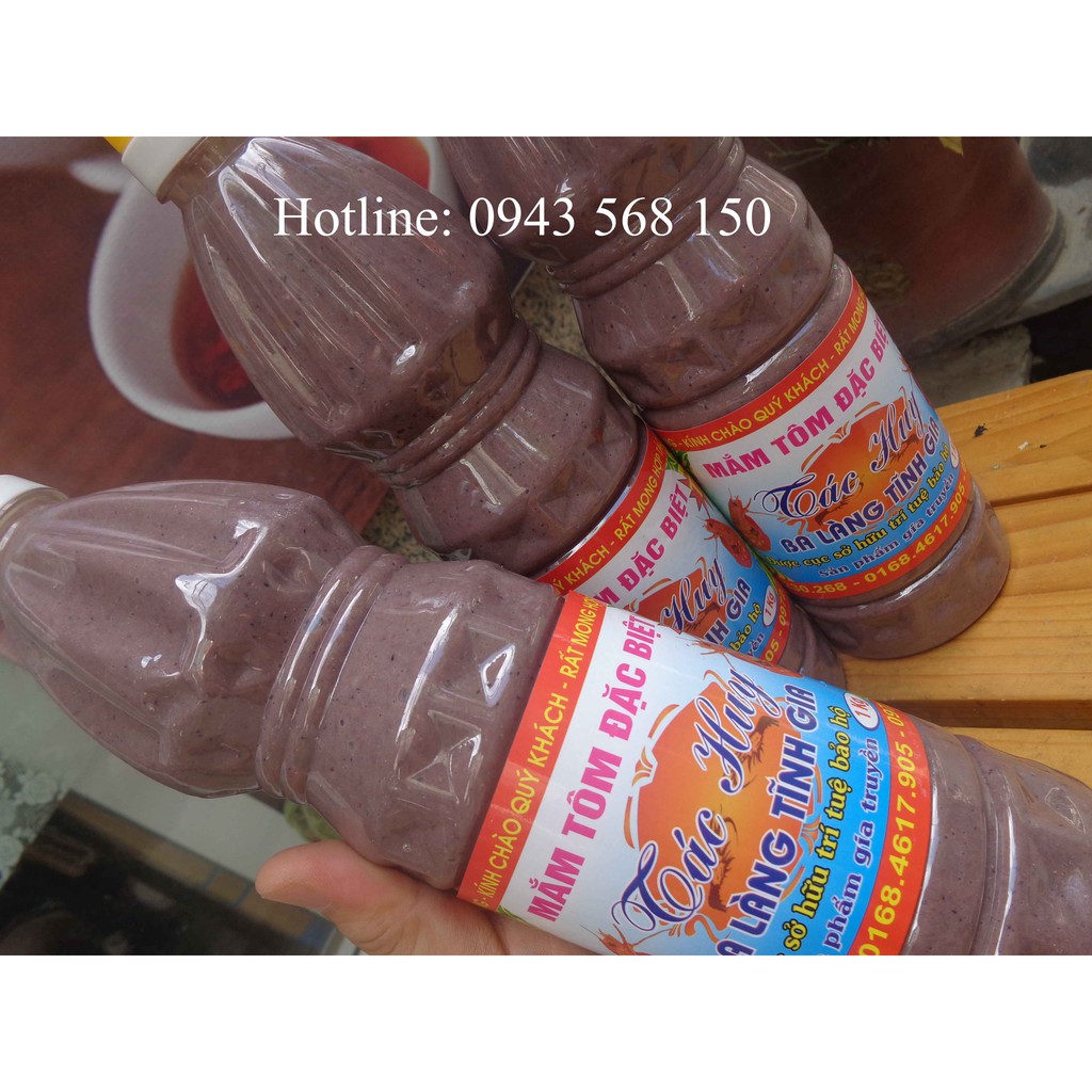 Mắm tôm đặc biệt Thanh Hóa (chai 1l) (TomTH1l)