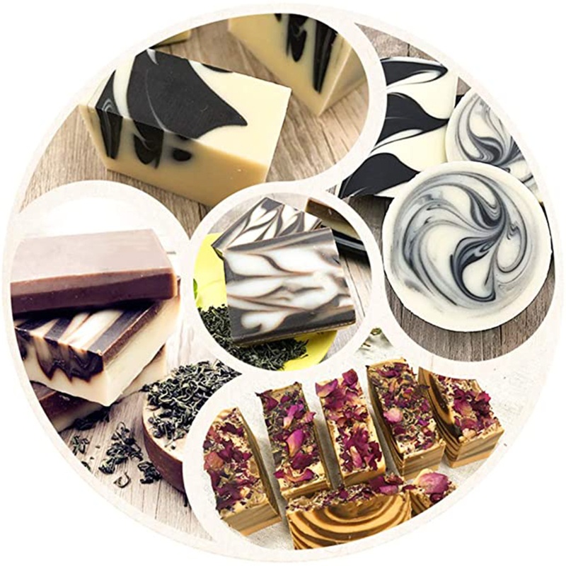 Khuôn Silicone Tạo Hình Chữ Nhật Kèm Dao Nhựa Làm Xà Phòng