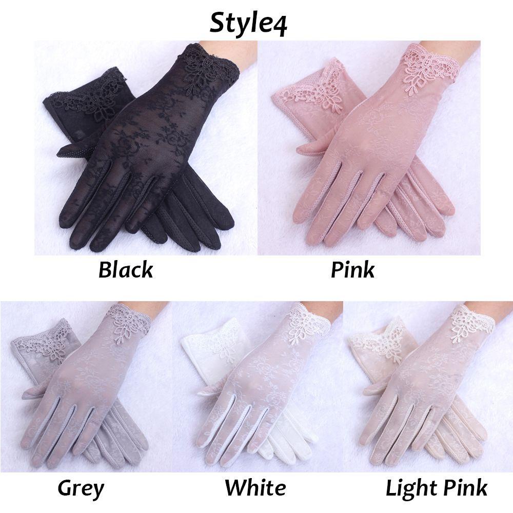 JUNE 1 Đôi Găng Tay Chống Nắng Bảo Vệ Màn Hình Cảm Ứng Cho Nữ