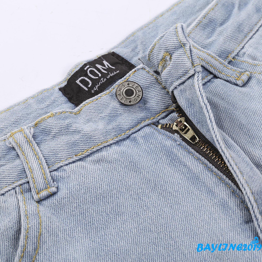 Quần Short Jeans Lưng Cao Ống Rộng Màu Sắc Trẻ Trung Cho Nữ