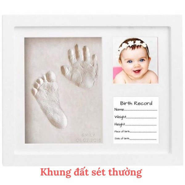 KHUNG ẢNH IN DẤU CHÂN TAY BÉ - MÓN QUÀ Ý NGHĨA TẶNG BÉ DỊP THÔI NÔI, ĐẦY THÁNG. KHUNG TRANH IN DẤU CHÂN TAY BÉ