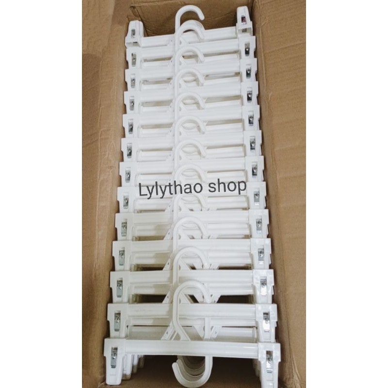 Kẹp trắng dẻo 25cm (Combo 10 cái)
