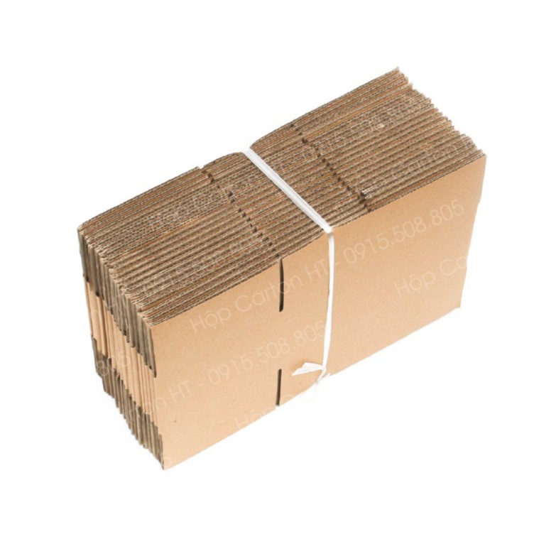 25x15x10 Combo 40 hộp carton, thùng giấy cod gói hàng, hộp bìa carton đóng hàng giá rẻ
