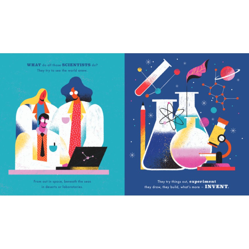 Sách Usborne - Sách thiếu nhi khoa học cho bé 6-8 tuổi Once upon an atom