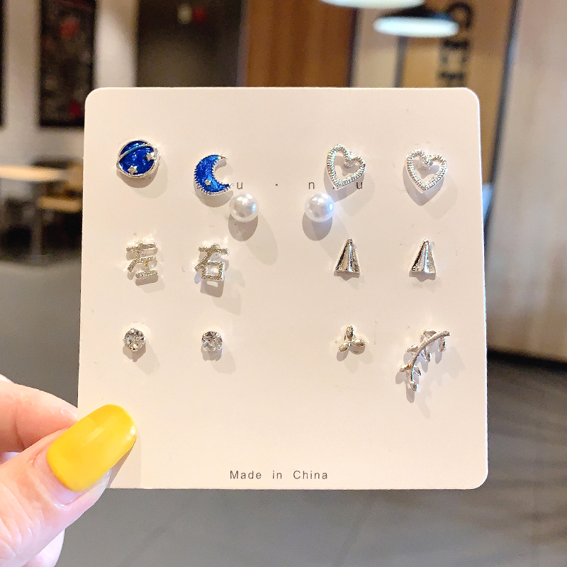 Bộ Khuyên Tai Nhỏ Đơn Giản Phong Cách Hàn Quốc Mới 2022