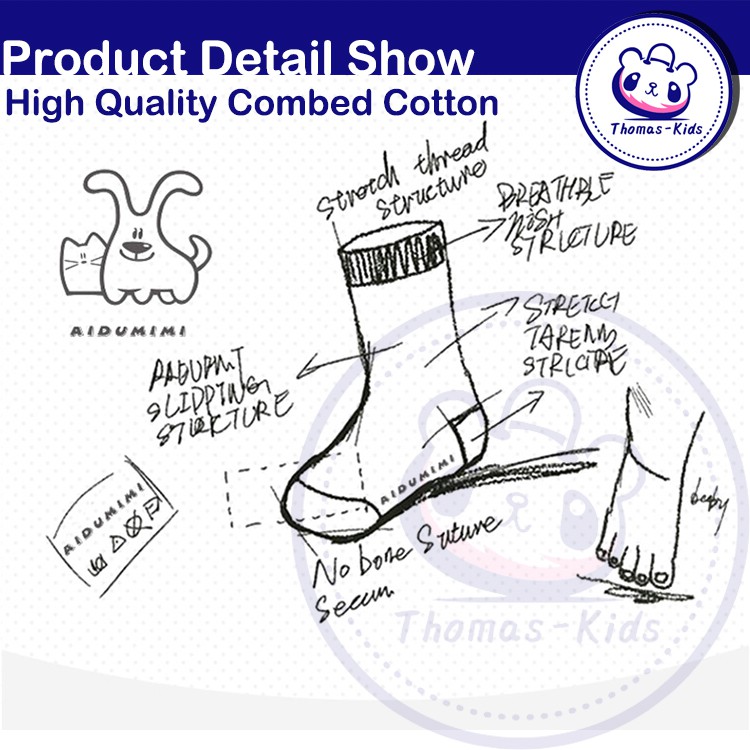 Set 5 Đôi Vớ Cotton Thoải Mái Họa Tiết Hoa Dễ Thương Cho Bé Gái 1-12 Tuổi