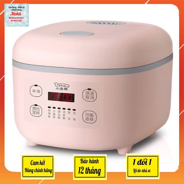[CHÍNH HÃNG] [1 đổi 1] Nồi cơm điện MINI 2L đa năng - Hầm xương - Nấu Cháo - Hấp - Hàng nội địa Trung Cao Cấp, Tiện ích | BigBuy360 - bigbuy360.vn
