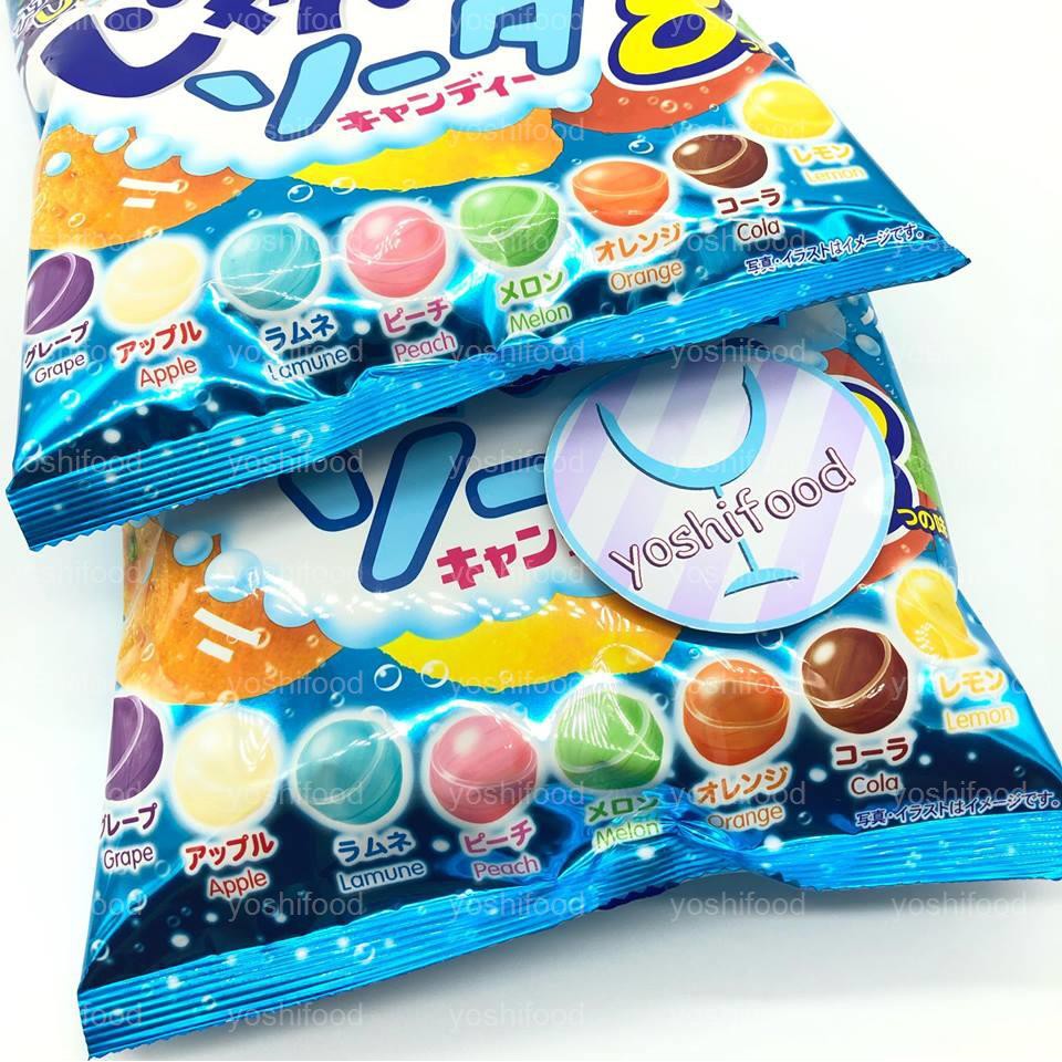 [Mã 44FMCGSALE1 giảm 0.1 đơn 250K] Kẹo Soda Trái cây Lion 8 Vị - Nhật Bản