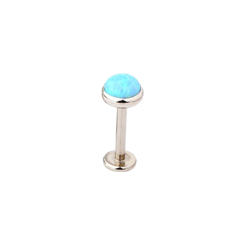 Khuyên Xỏ Đính Đá Opal Dạng Đinh Tán