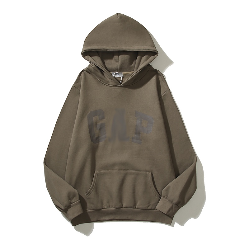 Kanye joint GXP Áo Hoodie Nỉ Dáng Rộng In Chữ Đại Bàng Trước Và Sau Phong Cách retro Đường Phố Mỹ