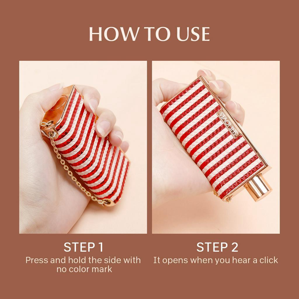 [Hàng mới về] Son Lì Sheloves Thiết Kế Túi Đựng Nhỏ Gọn Có 6 Màu Lựa Chọn