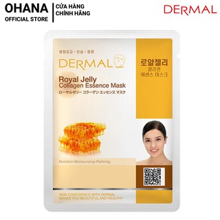 Mặt Nạ Dermal Collagen Dưỡng Da Tinh Chất Ong Chúa 23ml