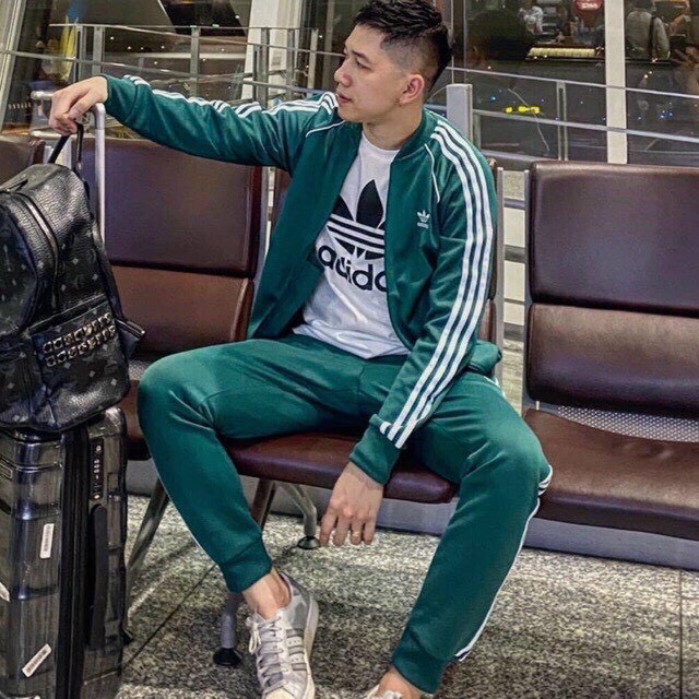 Bộ Thể Thao adidas Nam Vải Umi Thêu Logo Chắc Chắn, Bộ Quần áo adidas Thu Đông Phong Cách Thể Thao -BN10